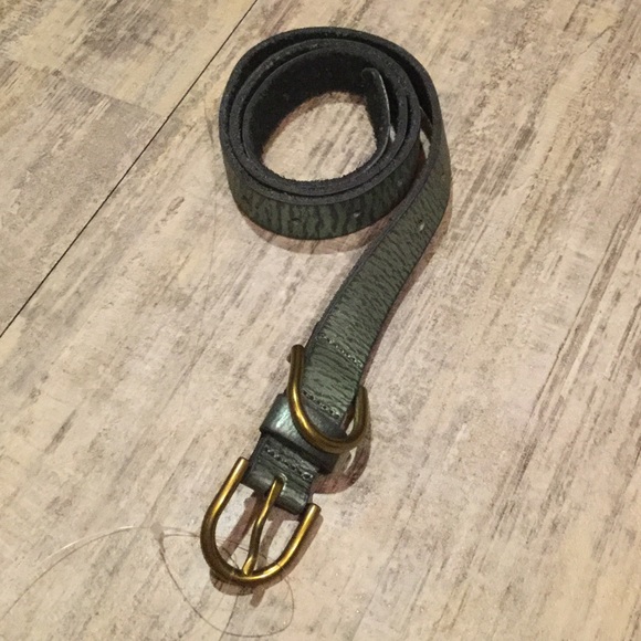 LAST ONE New Free People Denim Days Double Buckle Belt - Picture 4 of 7